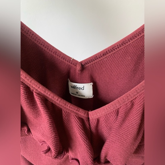 Aritzia - Danette ruffled bodysuit - Picture 3 of 3